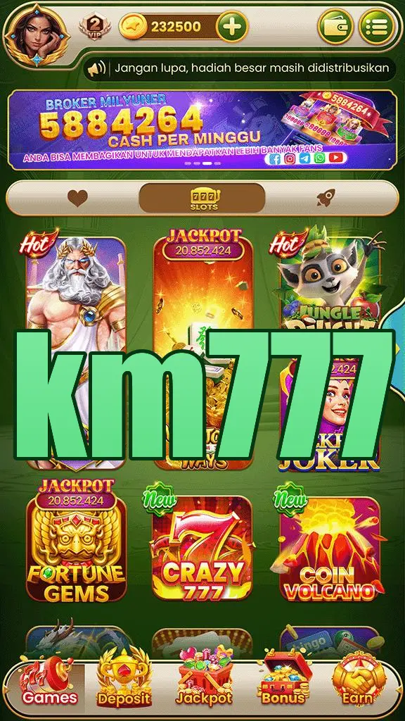km777 Masuk